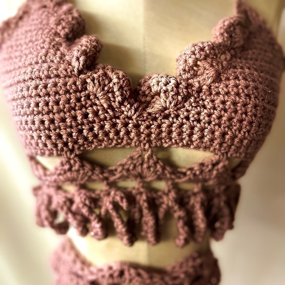 SPARKLING ROSE GOLD BIKINI - Picture 9 of 10